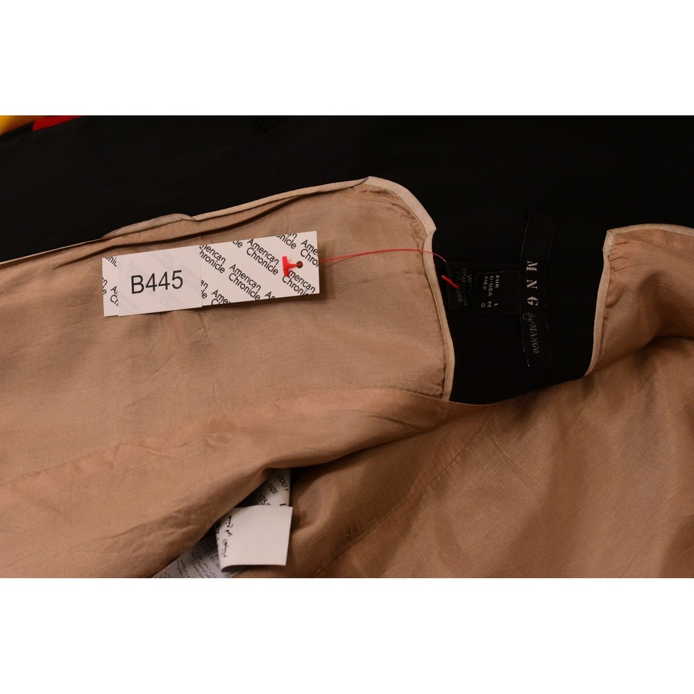 MNG By Mango Brown 1 Button Blazer Womens M Cotton Waterproof Rain Jacket - Picture 8 of 8